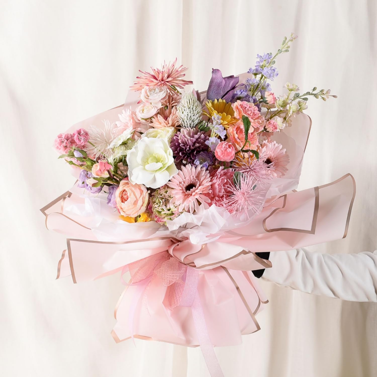 Anda Florist Supply - 10 Sheets 8colors Flower Bouquet Wrapping