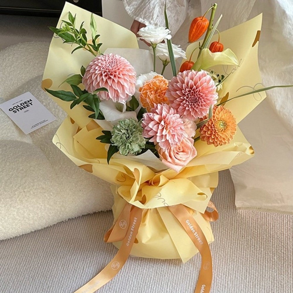 20 Sheets Multicolor Flower Wr - đánh giá và giá Flower Wrap Kraft