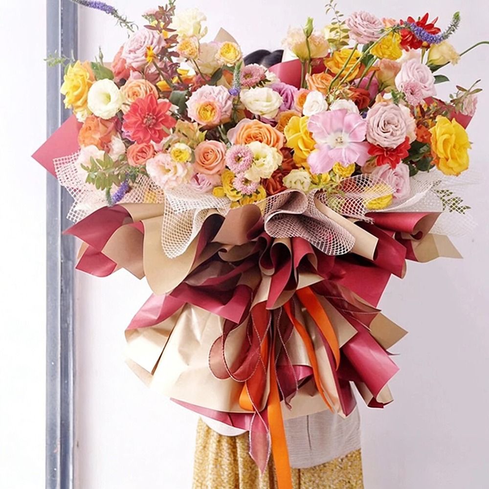 50cm Wide Fresh Flower Wrappin - đánh giá và giá Flower Wrap Kraft