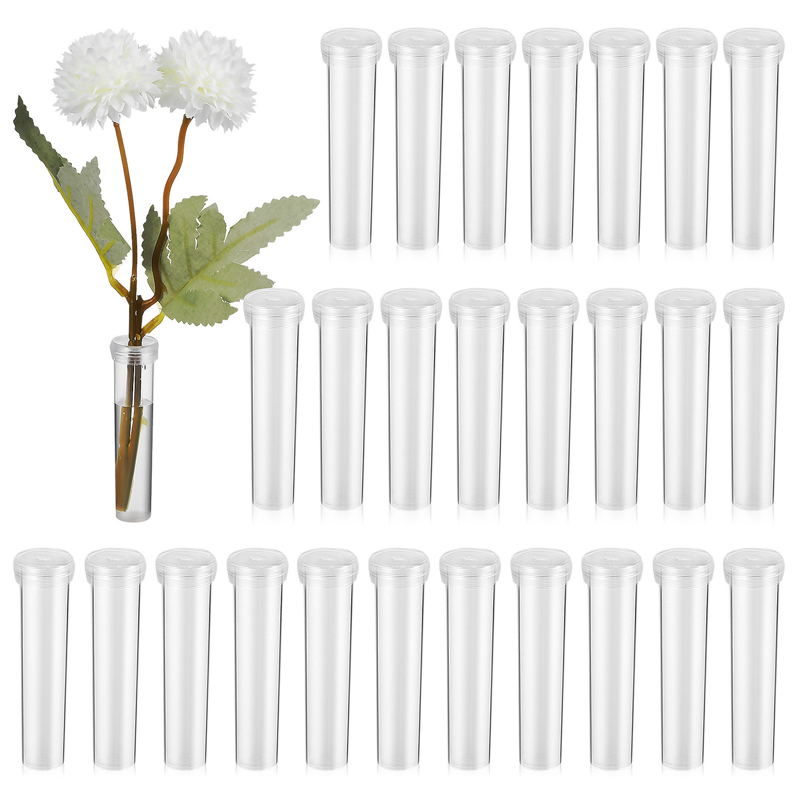 100Pcs Flower Water Tubes Fres - đánh giá và giá Anda Florist Supply