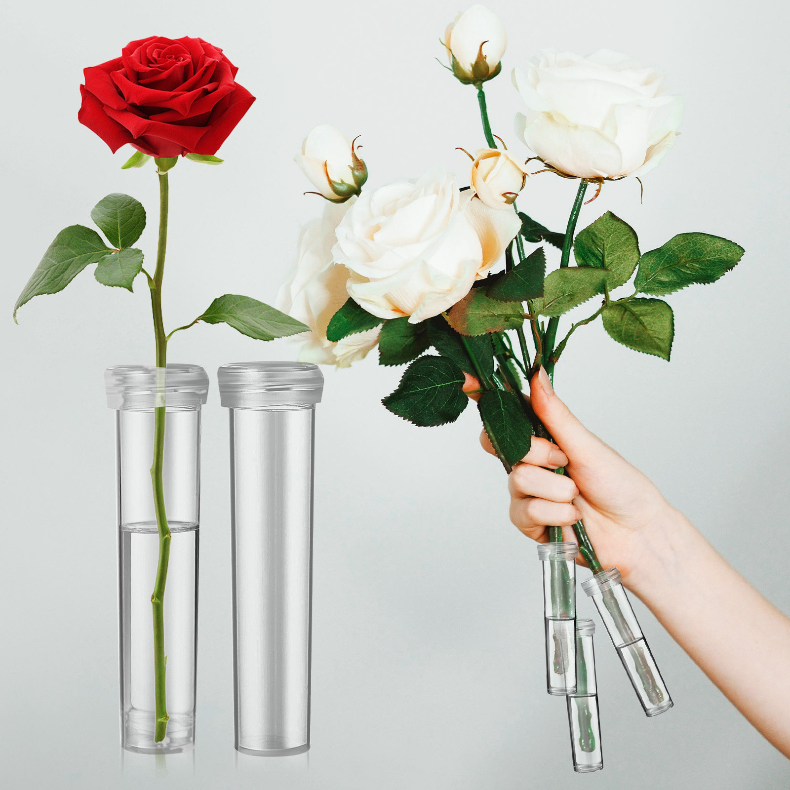 100Pcs Flower Water Tubes Fres - đánh giá và giá Anda Florist Supply