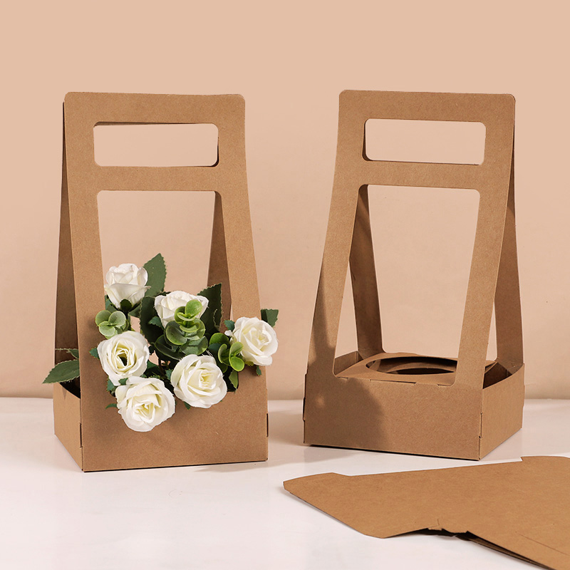 3/5Pcs Handheld Flower Box Kra - đánh giá và giá Flower Wrap Kraft