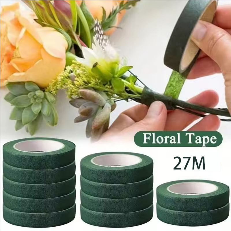 30 Yard 12MM Floral Stem Tape  - đánh giá và giá Floral Tape Green