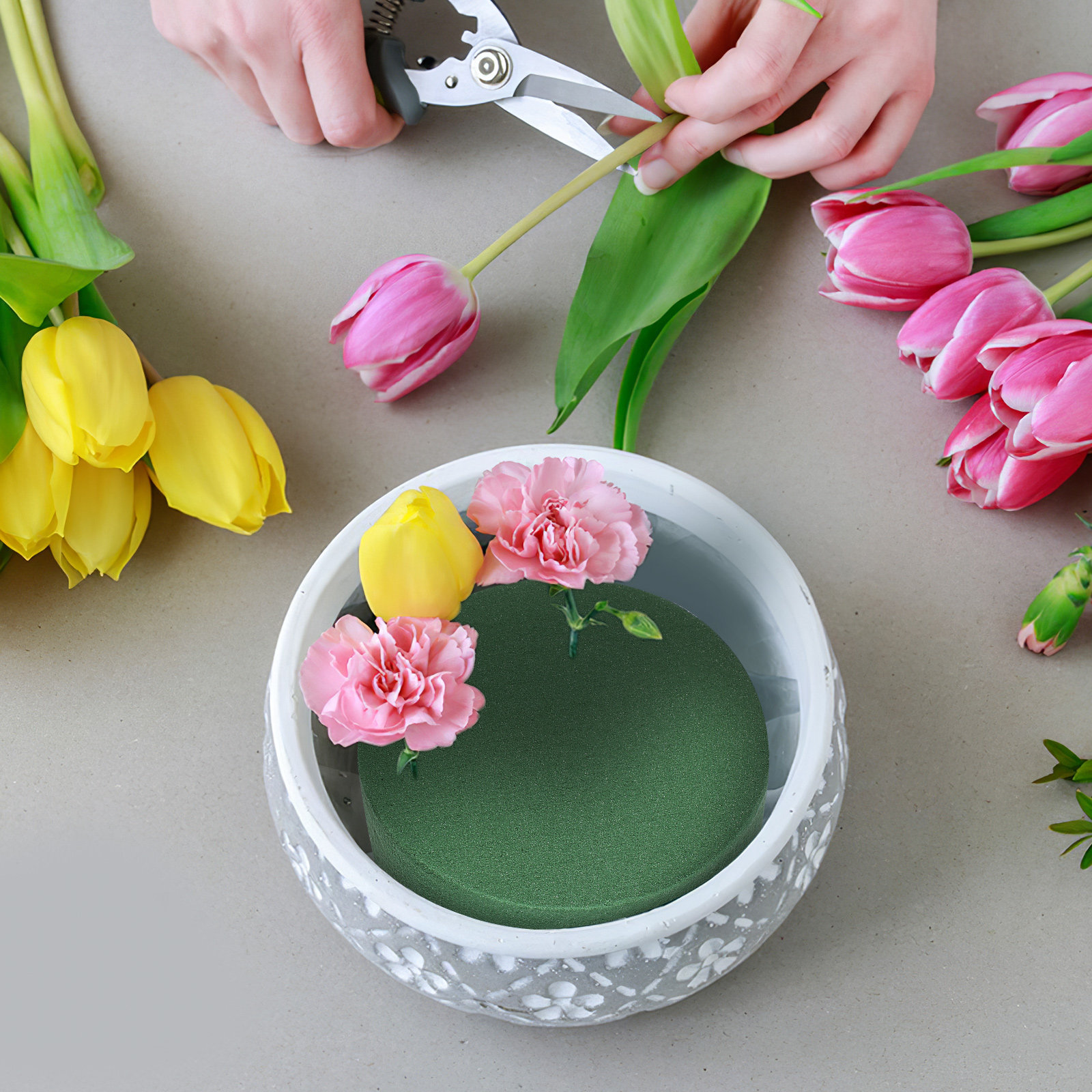 4Pcs Florist Foam Flower Mud A - đánh giá và giá Anda Florist Supply