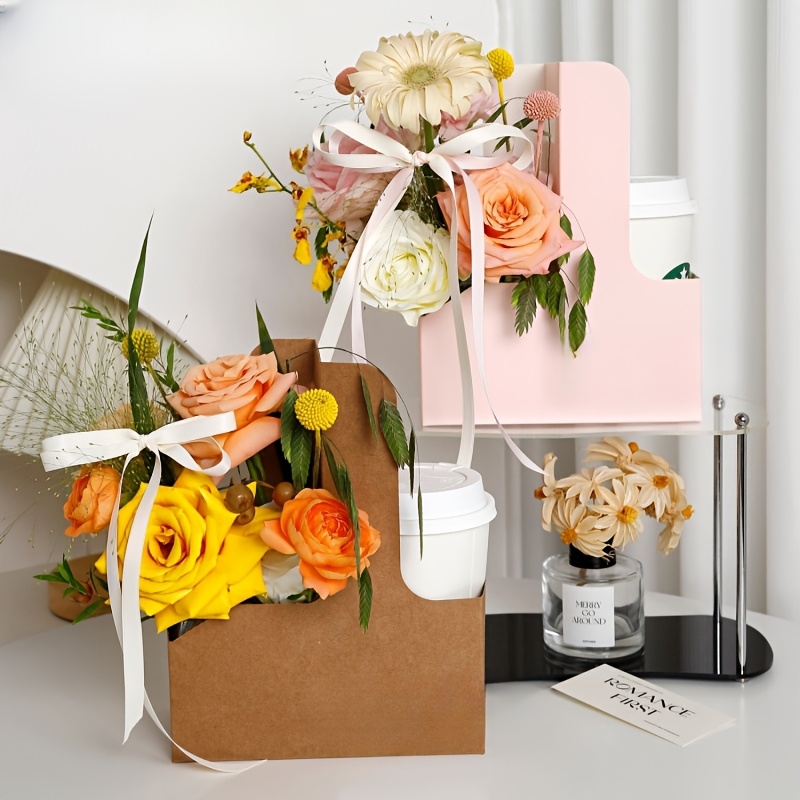 12pcs Pink Kraft Flower Gift B - đánh giá và giá Flower Wrap Kraft