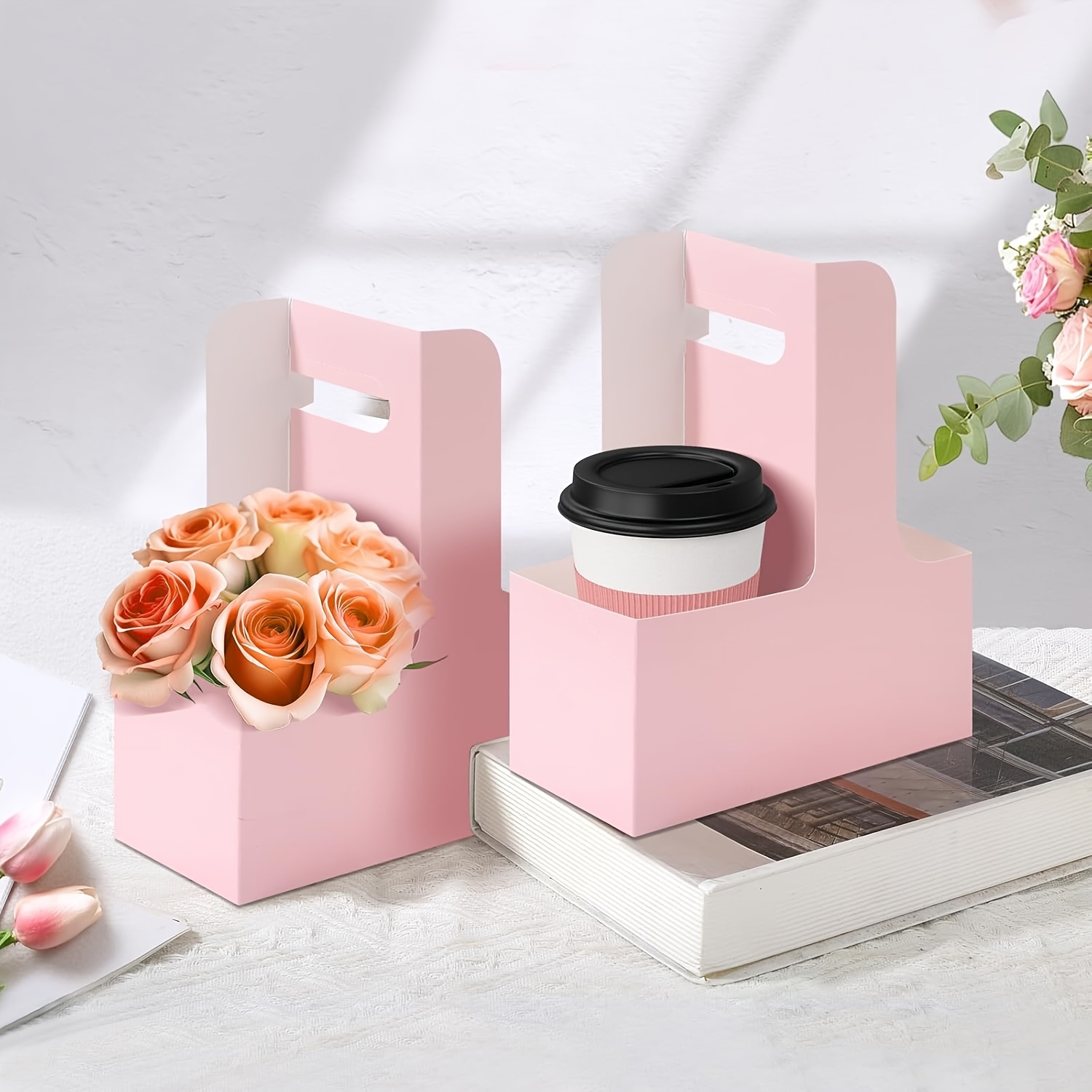 12pcs Pink Kraft Flower Gift B - đánh giá và giá Flower Wrap Kraft