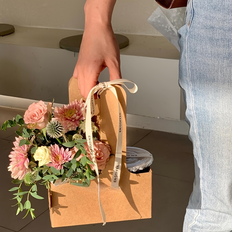 12pcs Pink Kraft Flower Gift B - đánh giá và giá Flower Wrap Kraft