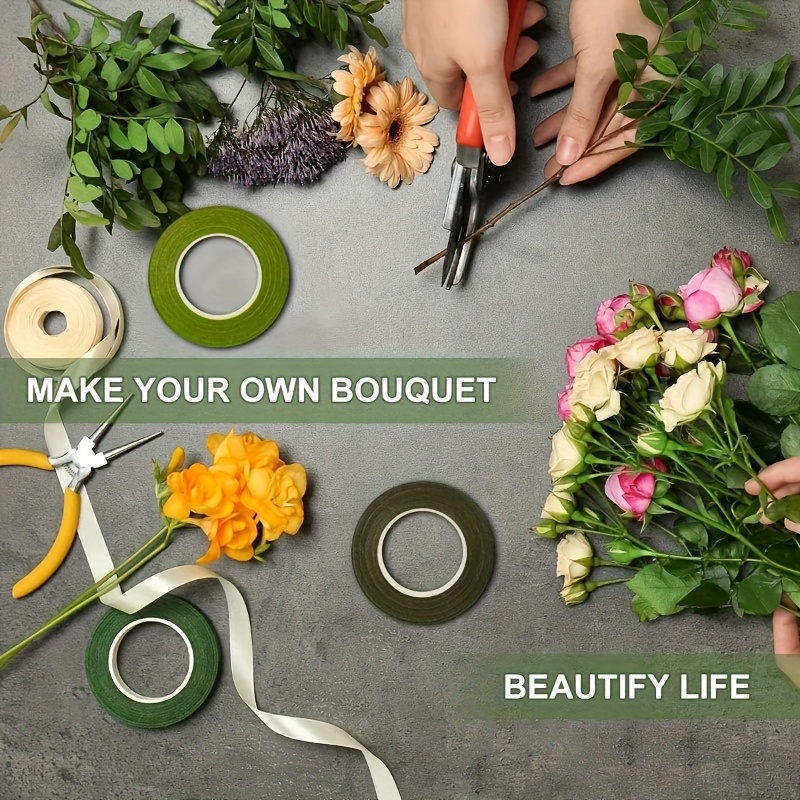 1. 8Pcs Green Self-adhesive Fl - đánh giá và giá Floral Tape Green