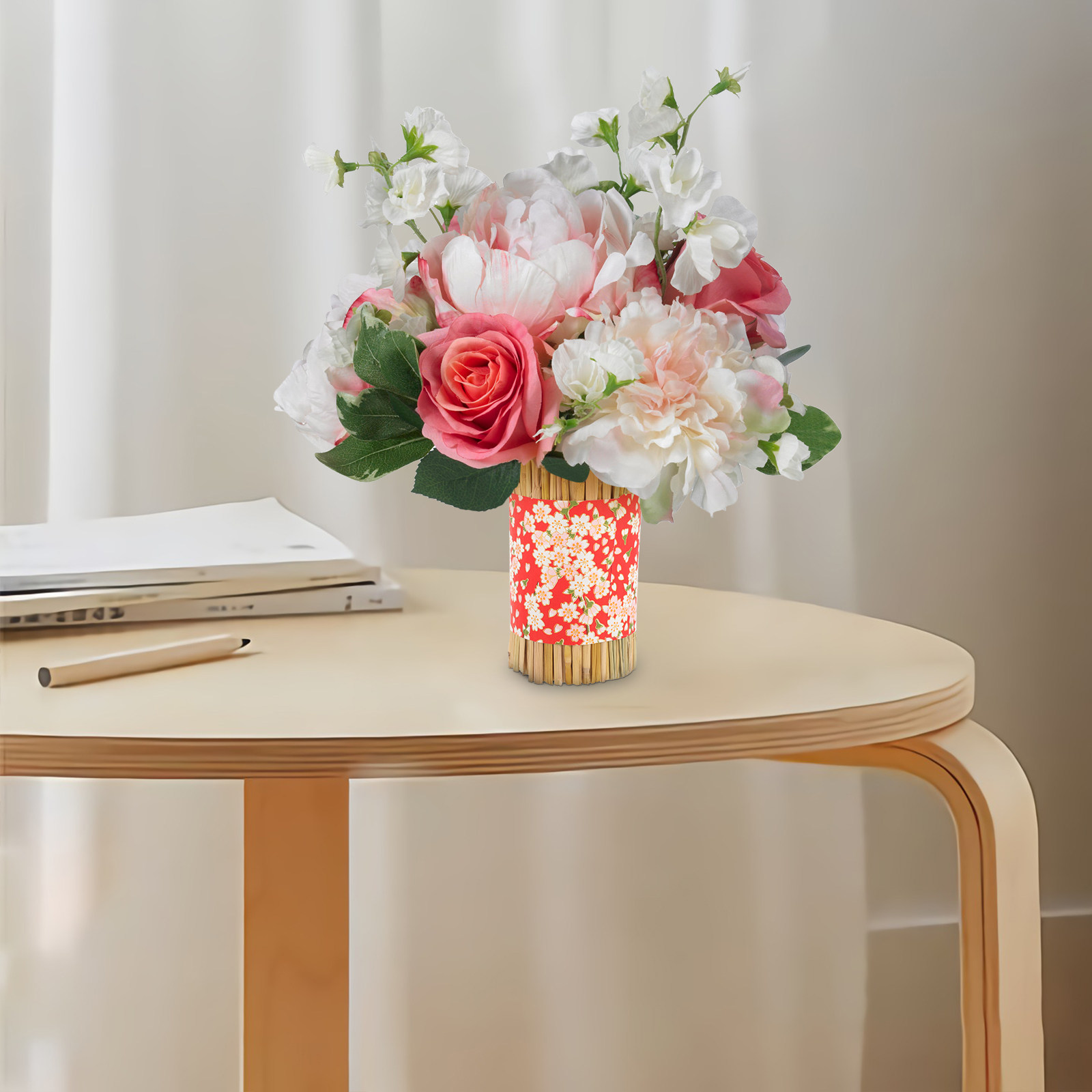 Straw Craft Decorative Vase Dr - đánh giá và giá Anda Florist Supply